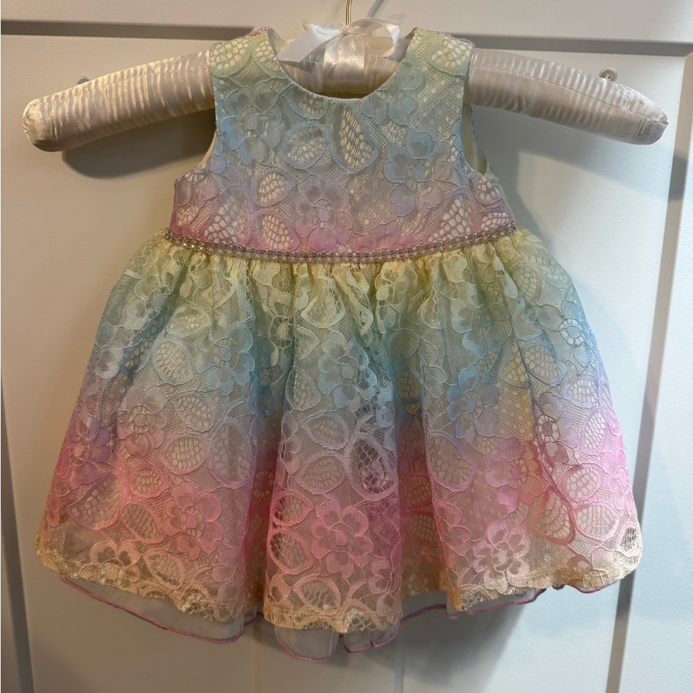 Colorful Lace Baby Dress